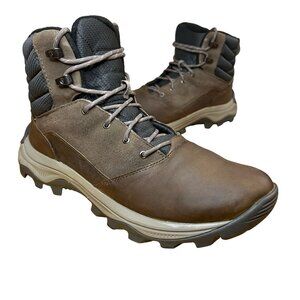 Merrell Mens Ice Pack 2 Mid Polar Waterproof Insulated Brown Leather Boots sz 11